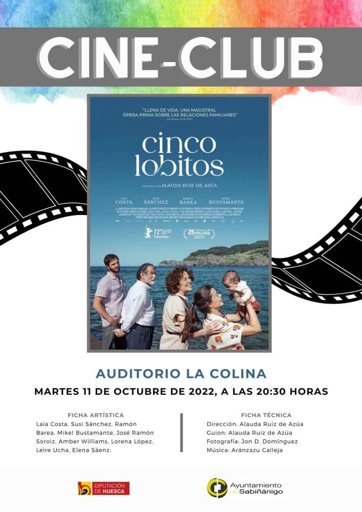 Imagen Cineclub con la proyección de la película `Cinco lobitos´