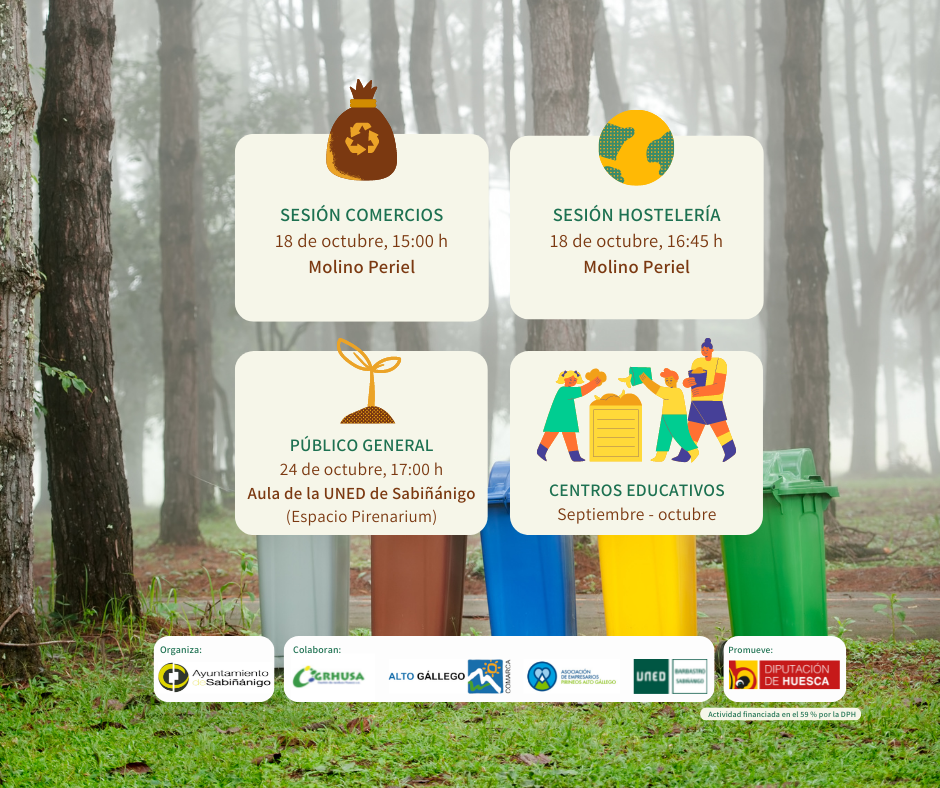 Imagen El ayuntamiento de Sabiñánigo pone en marcha una campaña de sensibilización e información del reciclaje de residuos orgánicos