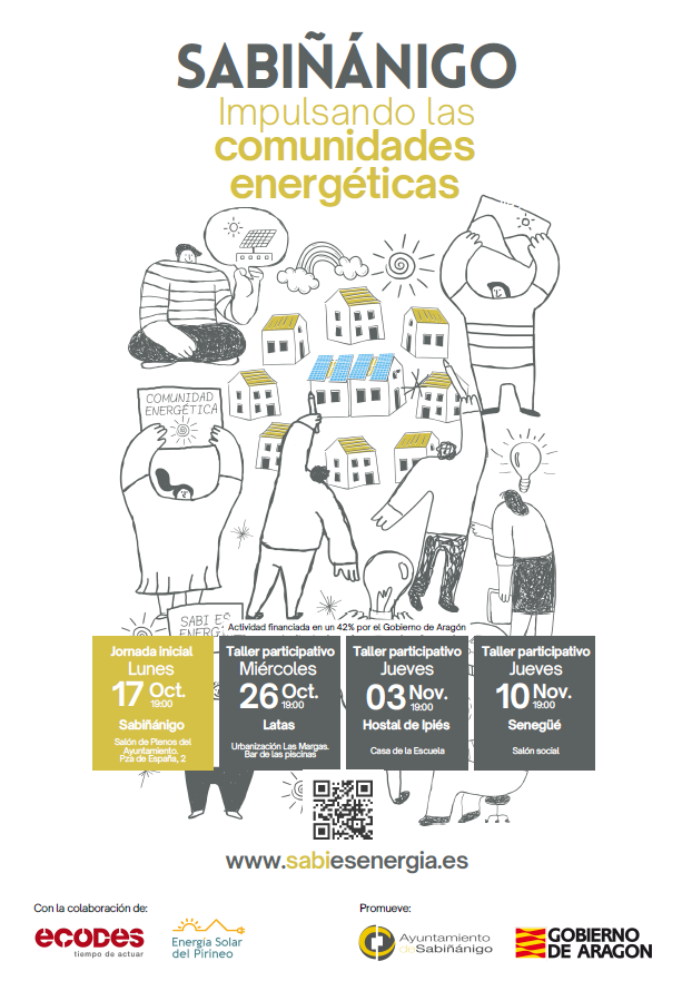 Imagen Sabiñánigo impulsa las comunidades energéticas locales - Taller