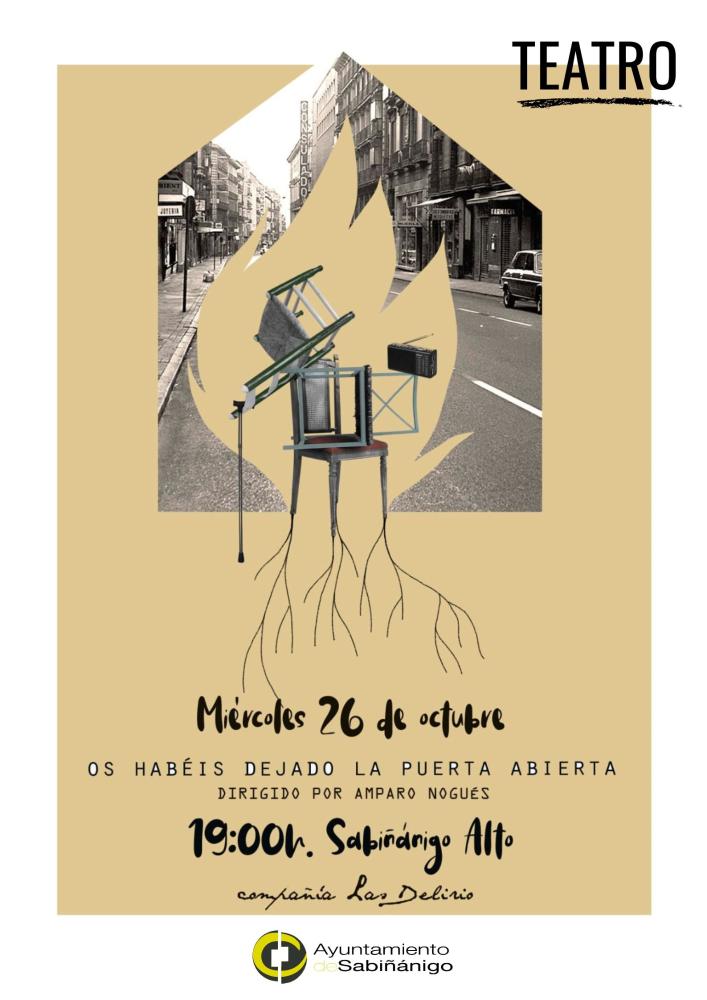 Imagen Teatro Os habéis dejado la puerta abierta, en Sabiñánigo Alto