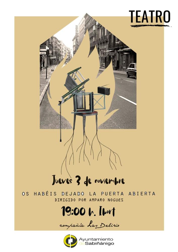 Imagen Teatro Os habéis dejado la puerta abierta, en Ibort