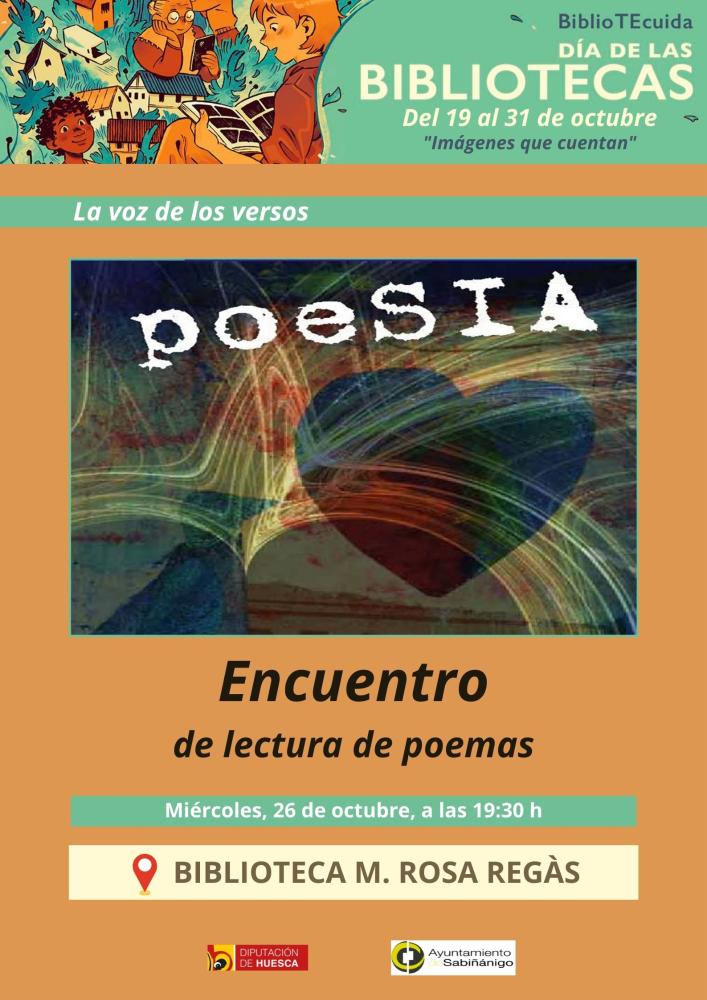 Imagen Día de las Bibliotecas. Encuentro de lectura de poemas en la Biblioteca.