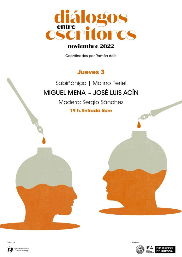 Imagen Diálogos entre escritores, con Miguel Mena y José Luís Acín