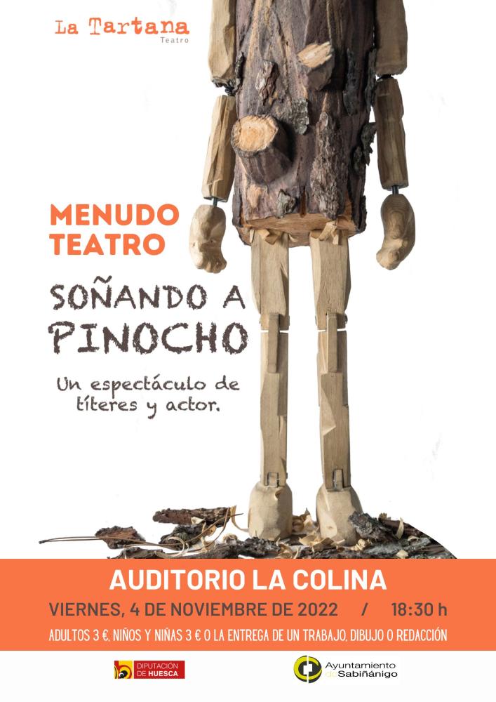 Imagen Menudo Teatro con Soñando a Pinocho, en el Auditorio La Colina