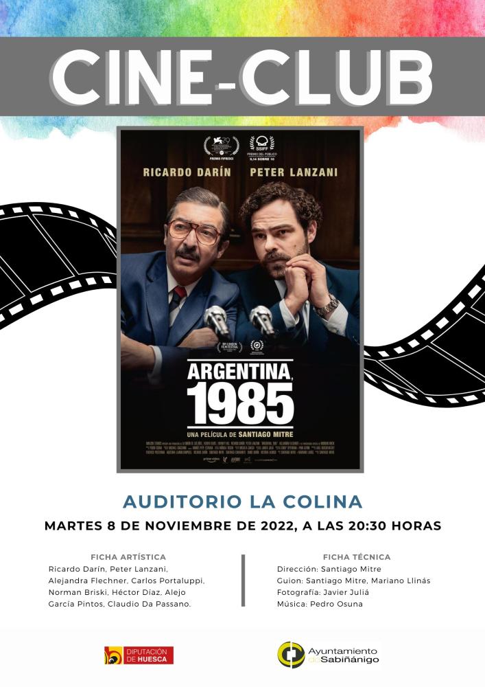 Imagen Cineclub con la película Argentina, 1985