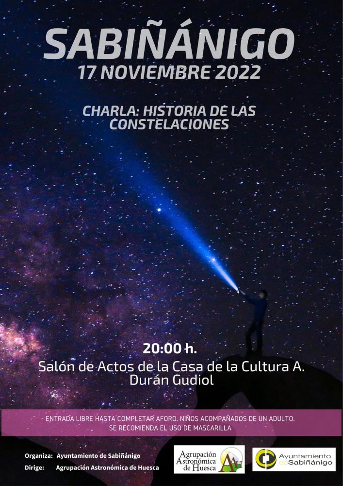 Imagen Charla La historia de las constelaciones, del Grupo Sirio