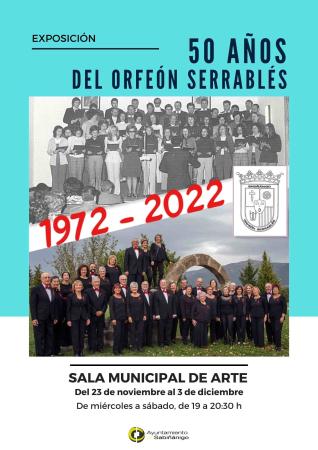 Imagen Exposición. 50 Aniversario del Orfeón Serrablés.
