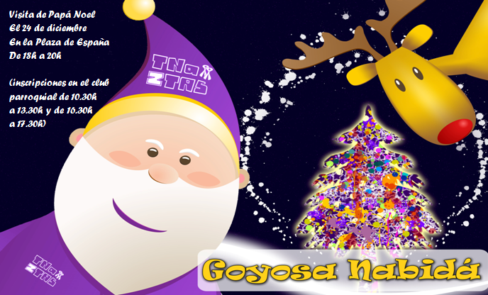 Imagen Visita de Papá Noel en la plaza España