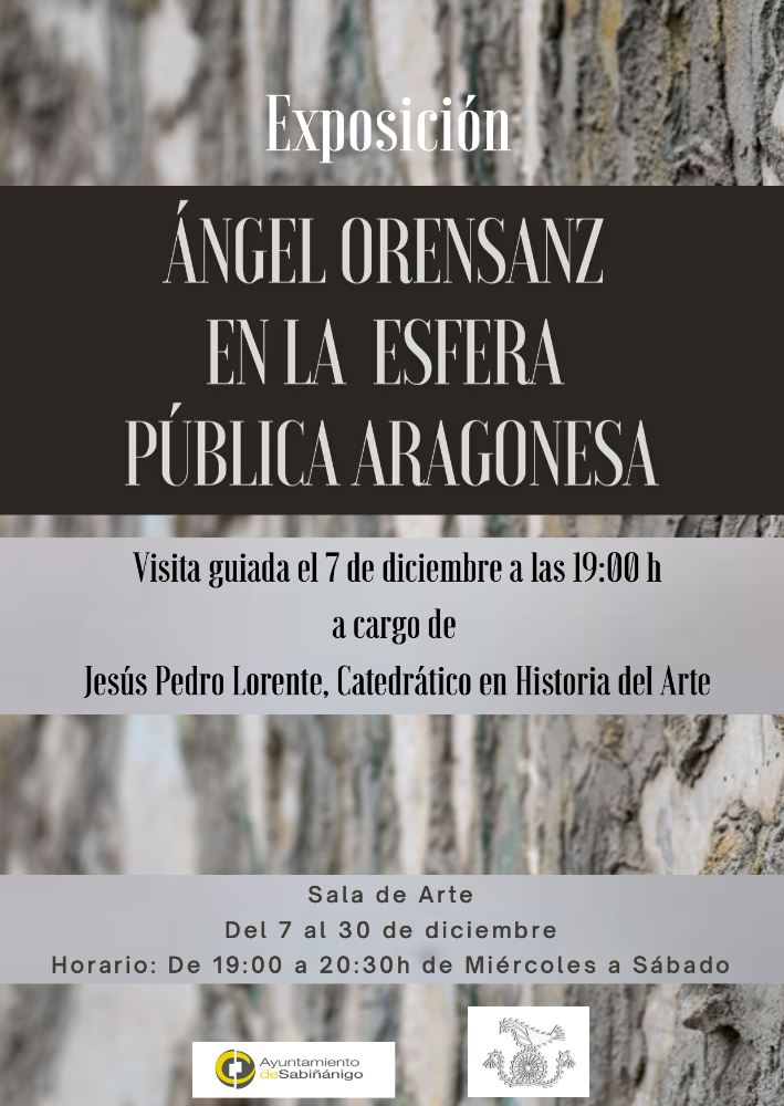 Imagen Exposición Ángel Orensanz en la esfera pública aragonesa