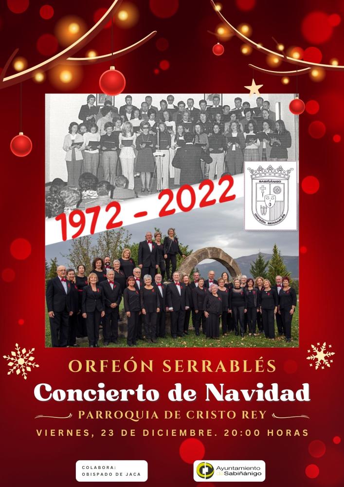 Imagen Concierto de Navidad Orfeón Serrablés