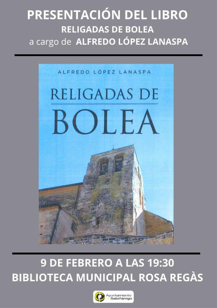 Imagen Presentación del Libro: RELIGADAS DE BOLEA