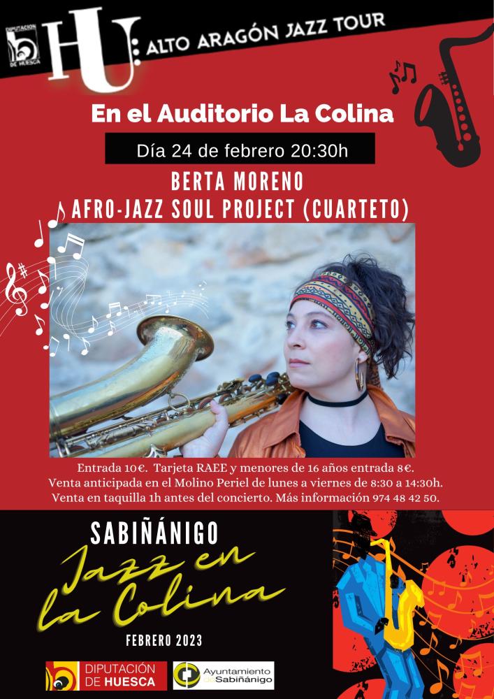 Imagen Berta Moreno Afro-Jazz Soul Project (cuarteto)