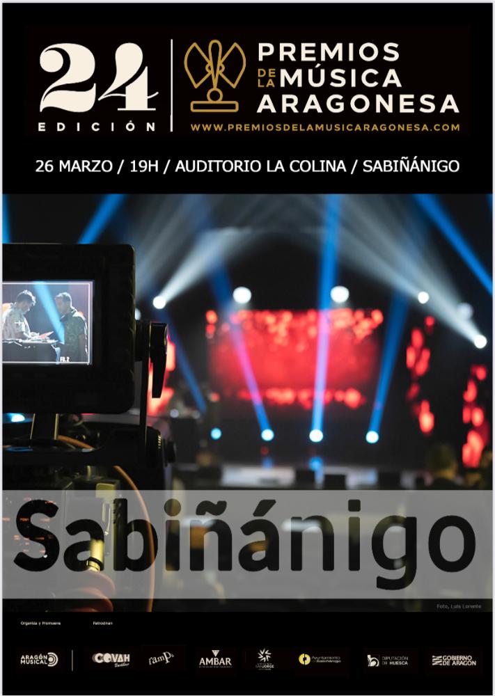 Imagen A la venta las entradas de la Gala de entrega de la XXIV Edición de los Premios de la Música Aragonesa