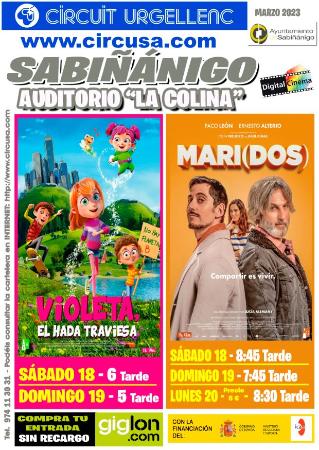 Cine Sabiñánigo Violeta el hada traviesa y Mari(dos).JPG