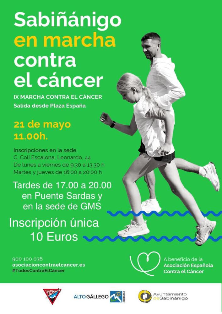 Imagen Sabiñánigo en marcha contra el cáncer