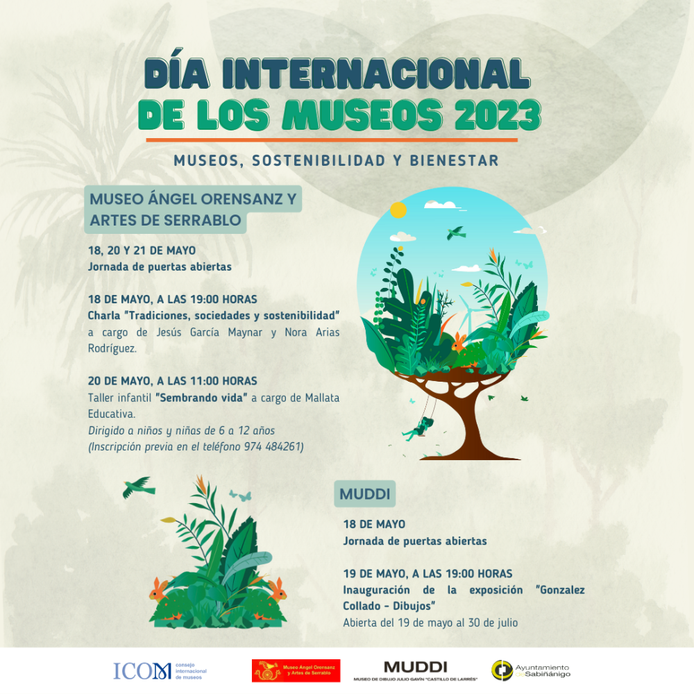 Imagen El MUDDI y el Museo Ángel Orensanz y Artes de Serrablo celebran conjuntamente el Día Internacional de los Museos