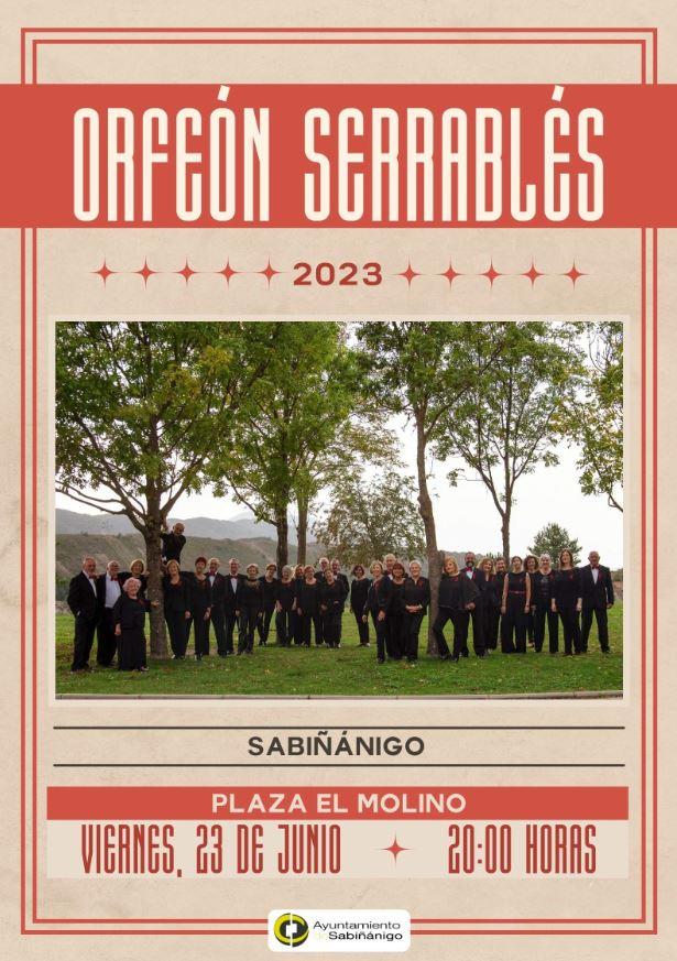 Imagen Concierto Orfeón Serrablés