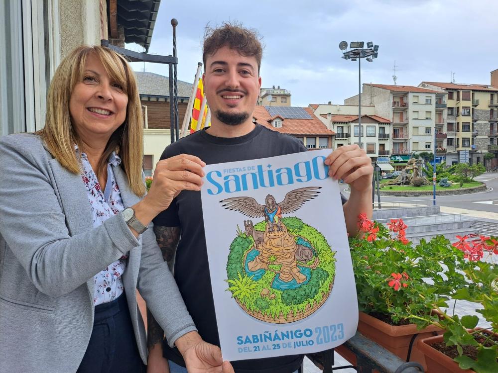 Imagen Sabiñánigo ya tiene cartel anunciador de fiestas 2023 bajo el nombre Unión y Tradición de Diego Pérez