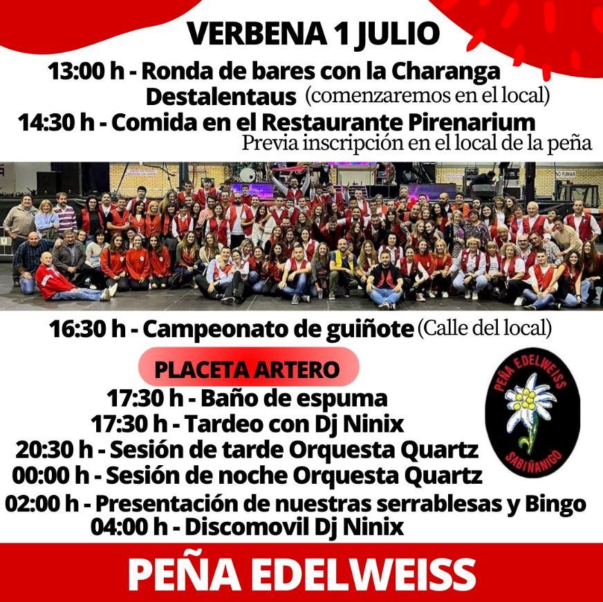 Imagen Fiesta Peña Edelweiss