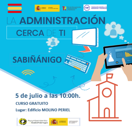 Imagen Taller gratuito en Sabiñánigo para relacionarse con las administraciones...