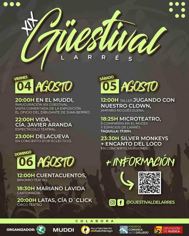 Imagen Larrés celebra una nueva edición del Güestival del 4 al 6 de agosto