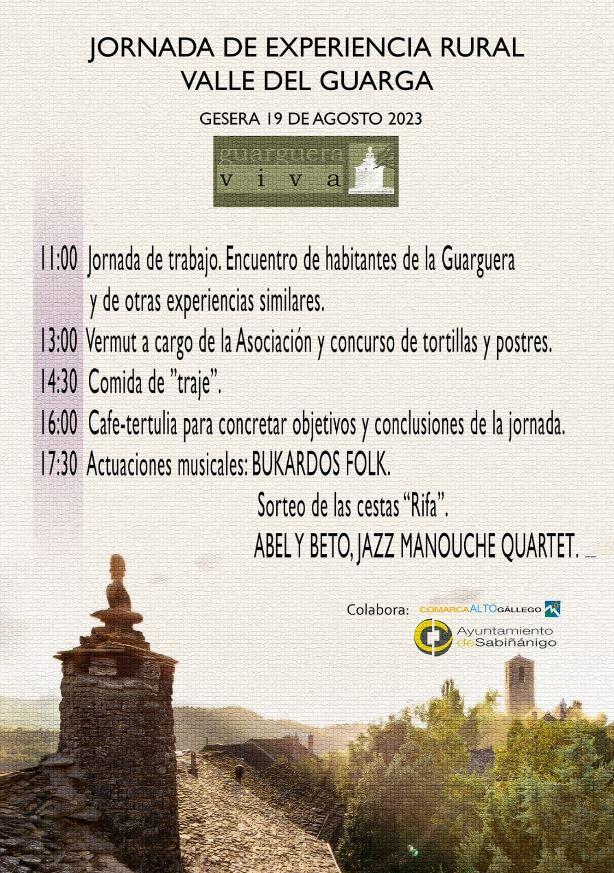 Imagen Jornada de experiencia rural Valle del Guarga