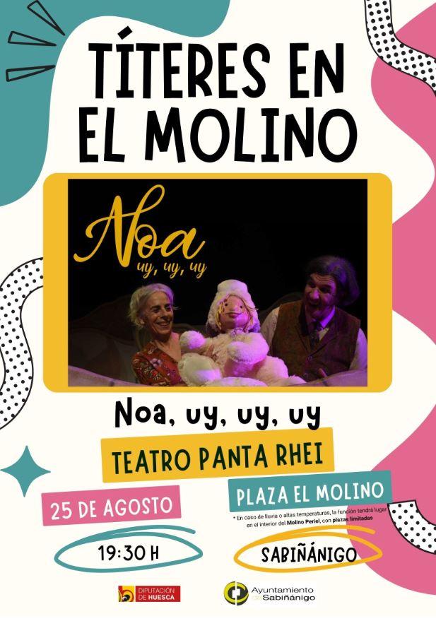 Imagen Títeres en el Molino: Noa, uy, uy, uy