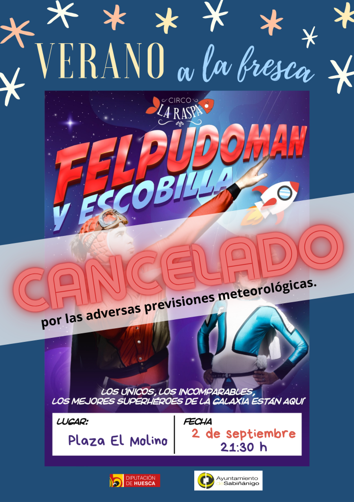 Imagen Verano a la fresca: Felpudoman y Escobilla. CANCELADO.