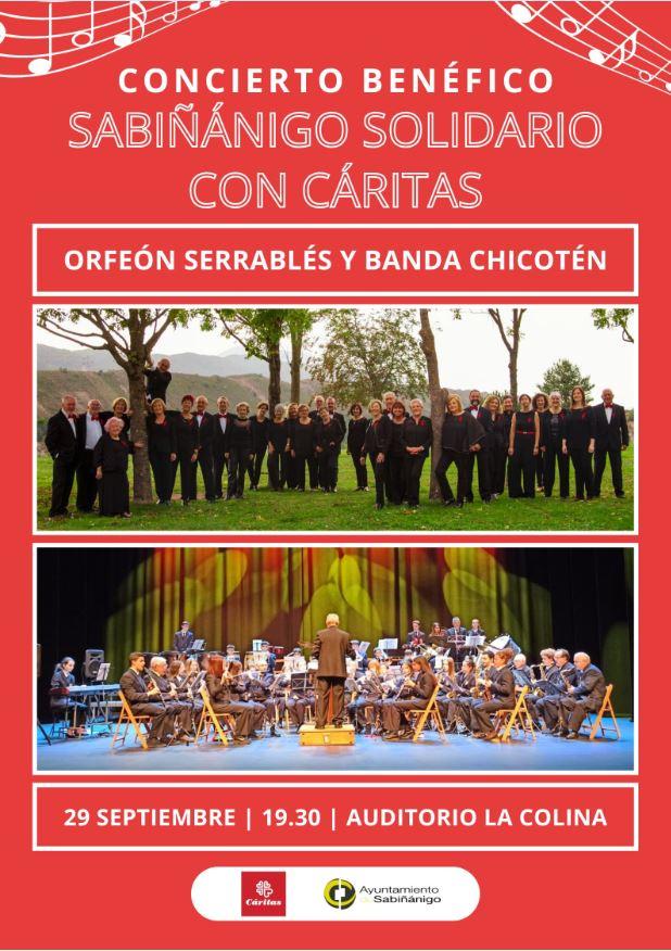Imagen Sabiñánigo solidario con Cáritas