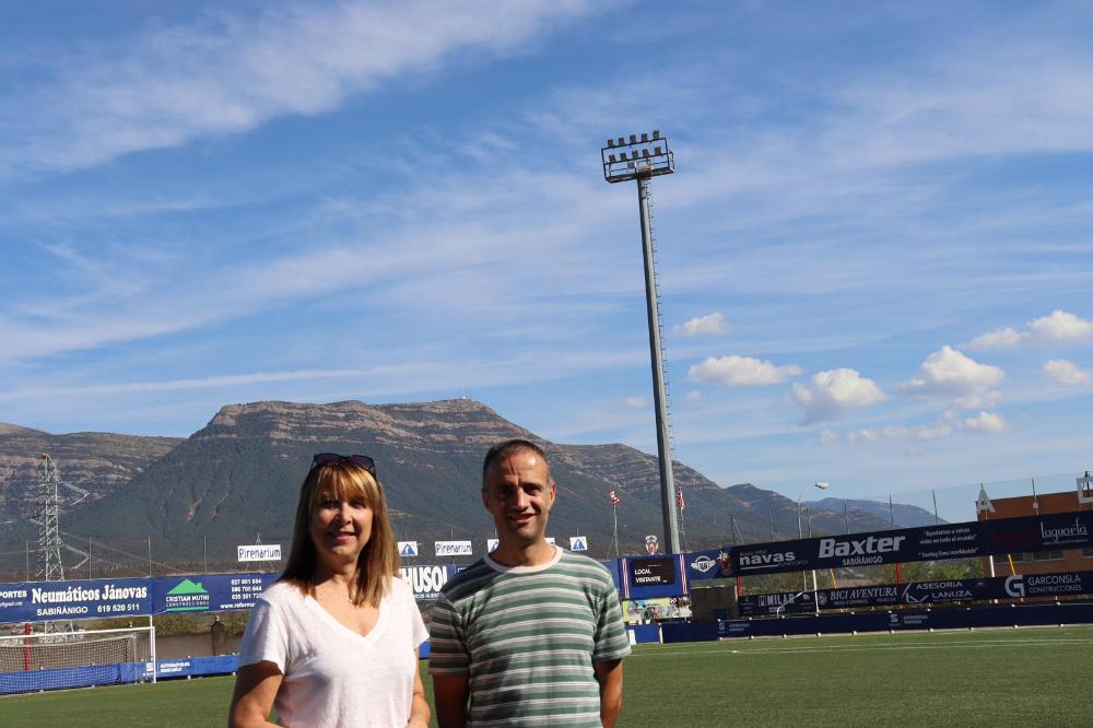 Imagen El Ayuntamiento de Sabiñánigo invierte 38.000 euros para mejorar la iluminación del campo de fútbol Joaquín Ascaso