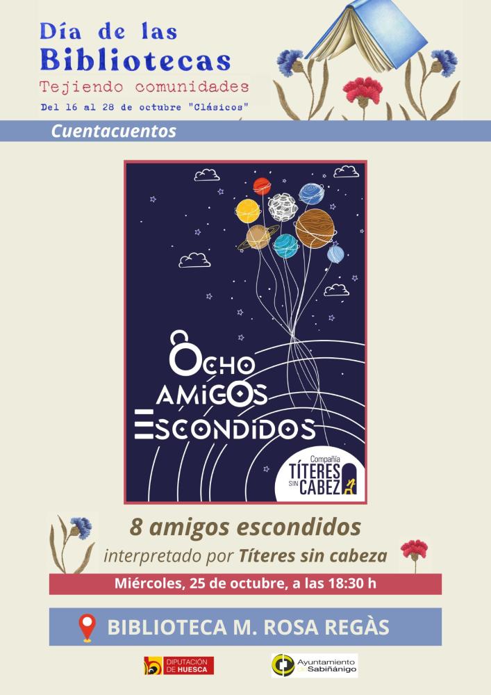 Imagen Cuentacuentos: 8 amigos escondidos