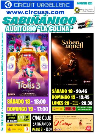 Cine Trolls 3 y Saben aquell Sabiñánigo.JPG