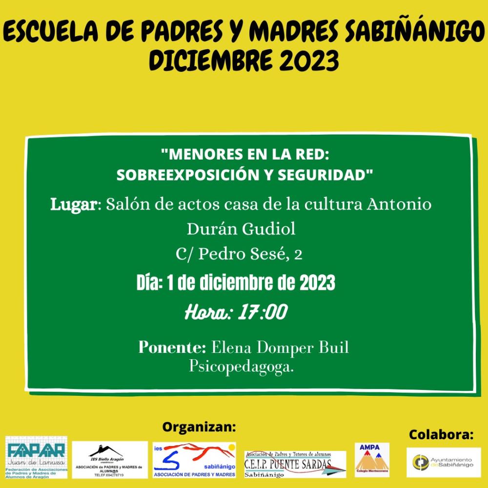 Imagen Charla: Menores en la red, sobreexposición y seguridad