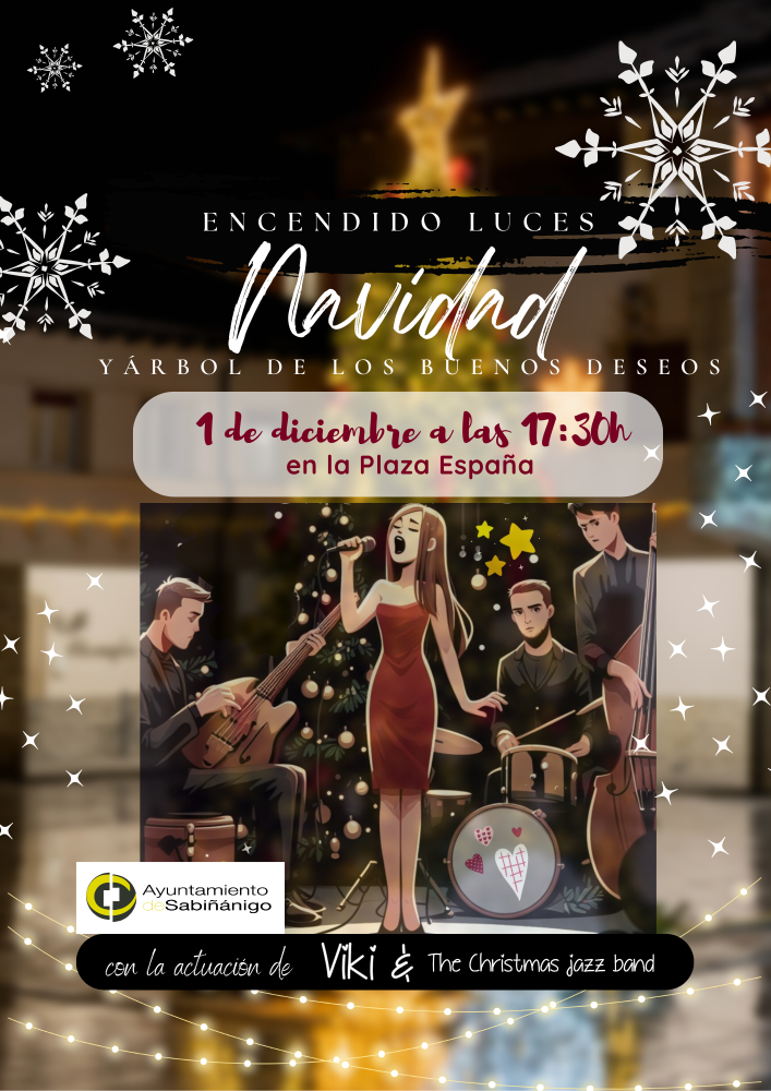 Imagen Encendido navideño y árbol de los buenos deseos