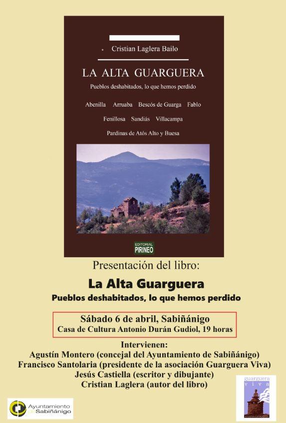Imagen Presentación del libro La Alta Guarguera, de Cristian Laglera