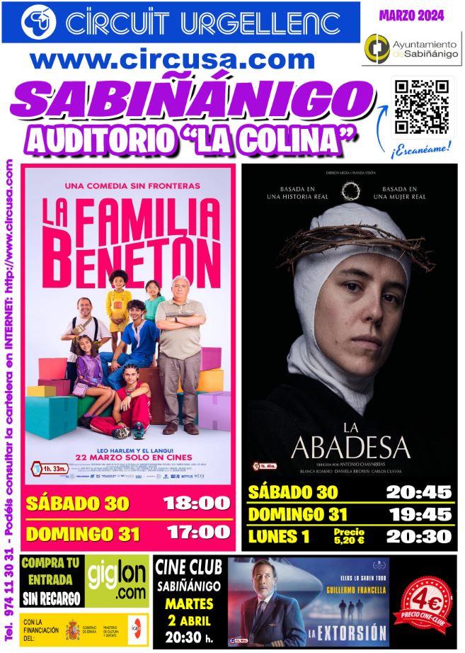 Imagen Cine: La familia Benetón y La Abadesa