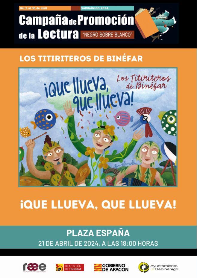 Imagen ¡Que llueva, que llueva!, con los Titiriteros de Binéfar