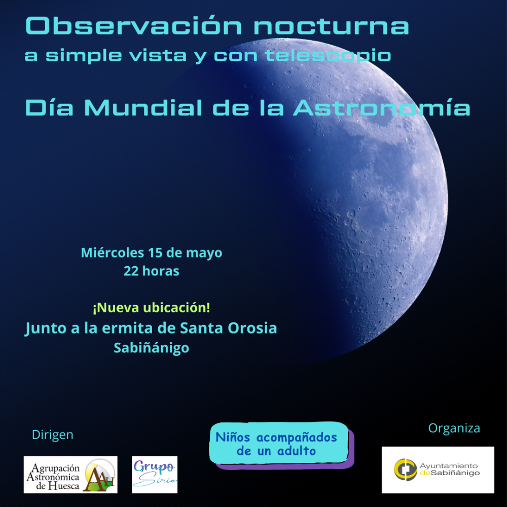 Imagen Observación nocturna a simple vista y con telescopio