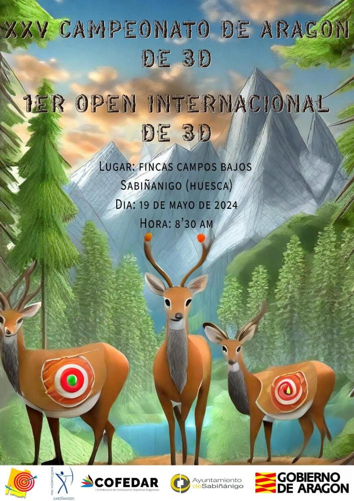 Imagen XXV Campeonato de Aragón de 3D Tiro con Arco