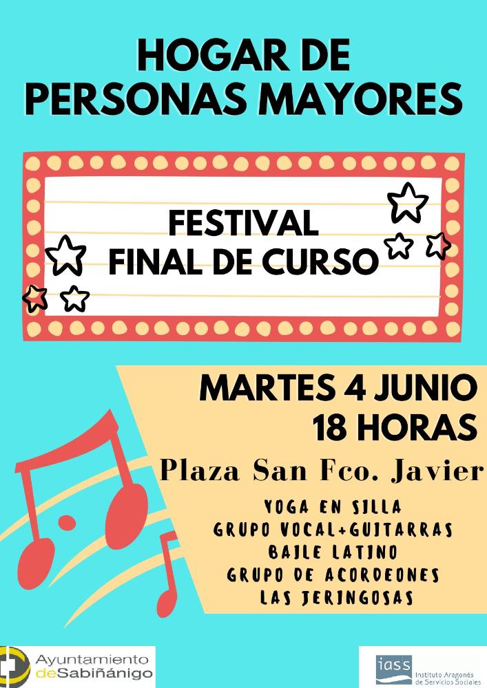 Imagen Festival final de curso del Hogar de Personas Mayores de Sabiñánigo