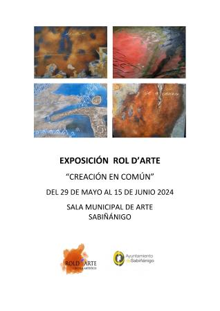 Imagen Exposición Creación en común, de la Asociación Rol d'Arte