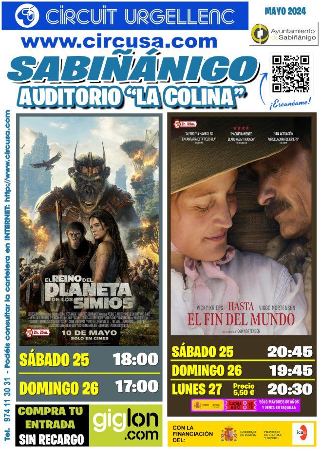 Imagen Cine: El reino del planeta de los simios y Hasta el fin del mundo