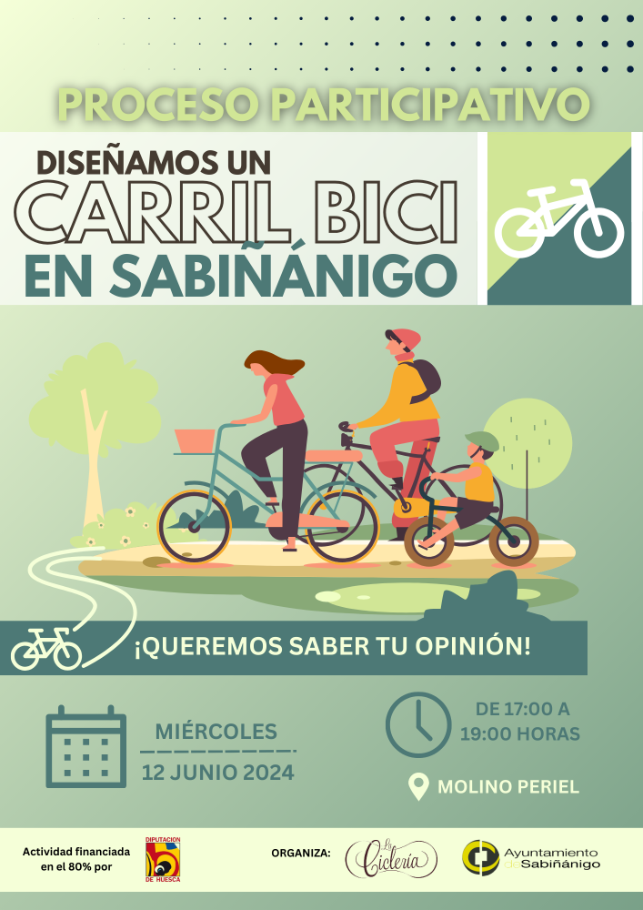 Imagen Proceso participativo: Diseñamos un carril bici en Sabiñánigo