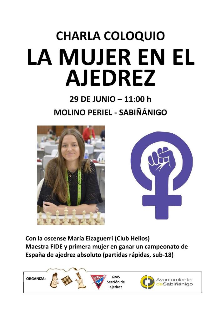 Imagen Charla coloquio: La mujer en el ajedrez