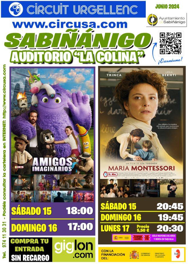 Imagen Cine Amigos imaginarios y María Montessori