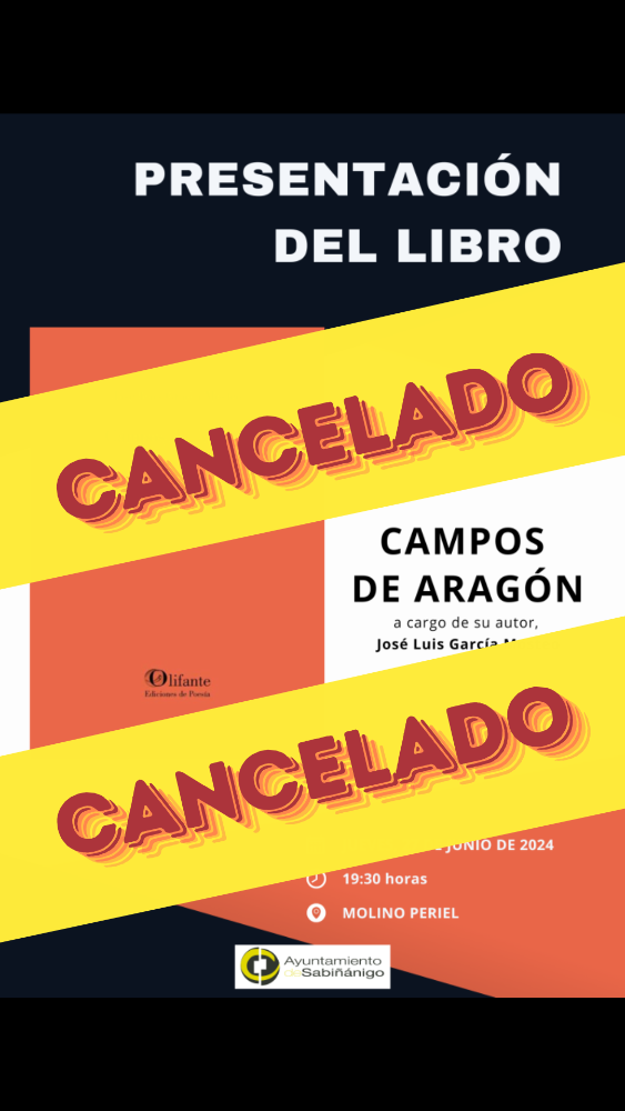 Imagen CANCELADO: Presentación del libro Campos de Aragón