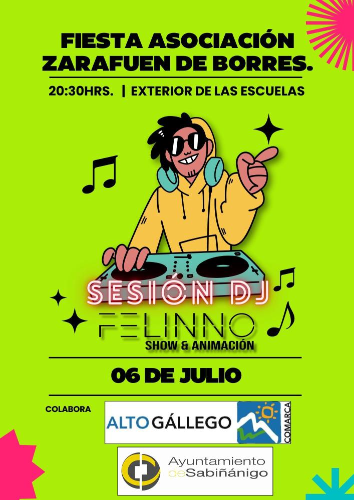 Imagen Fiesta anual de la Asociación Zarafuén de Borrés