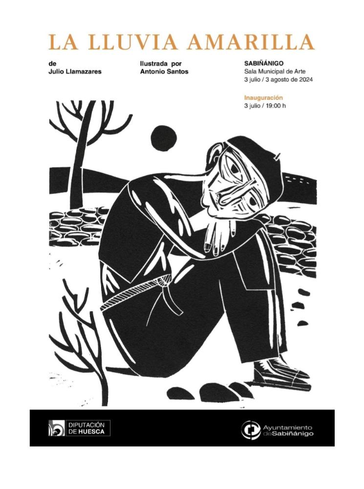 Imagen Exposición: La lluvia amarilla, de Julio Llamazares, ilustrada por Antonio