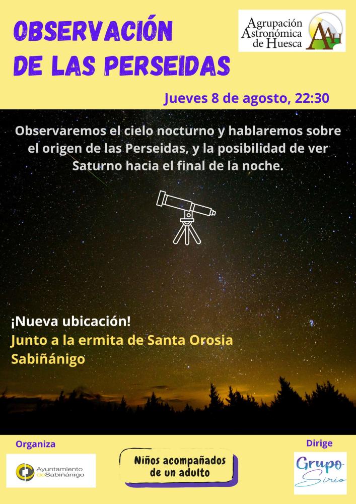 Imagen Observación de las perseidas