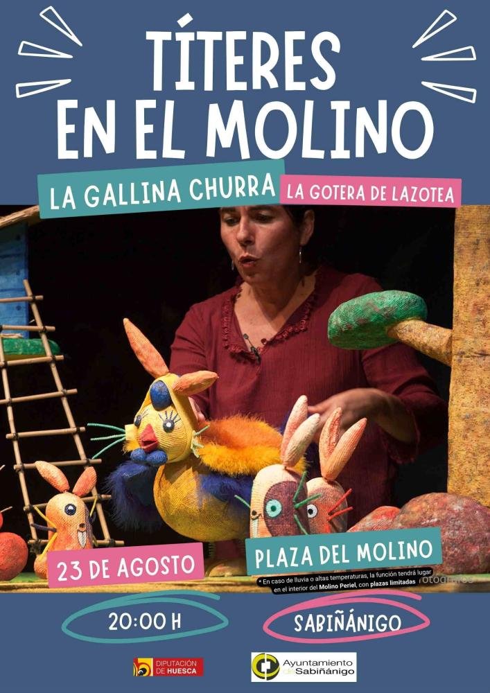 Imagen Títeres en el Molino: La gallina churra